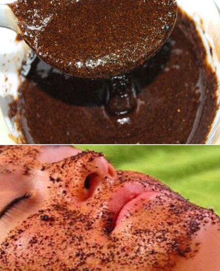 Pilling masker met koffiebundels